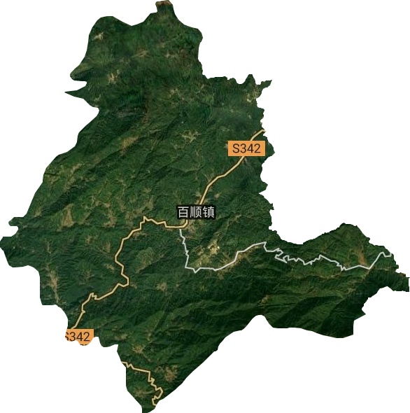 百顺镇卫星图