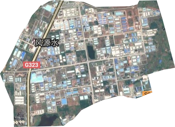 东莞大岭山（南雄）产业转移工业园卫星图