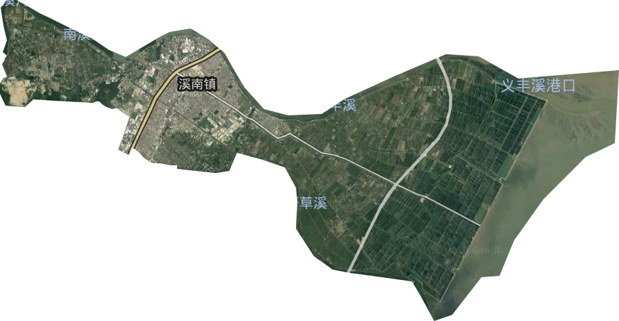溪南镇卫星图