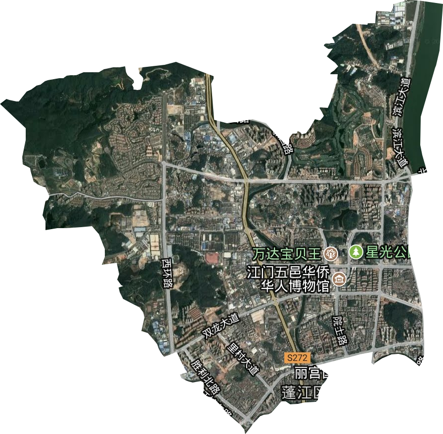 环市街道卫星图