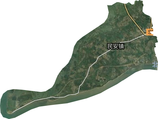 民安镇卫星图