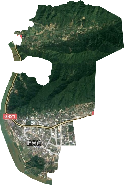 端州区睦岗街道卫星图