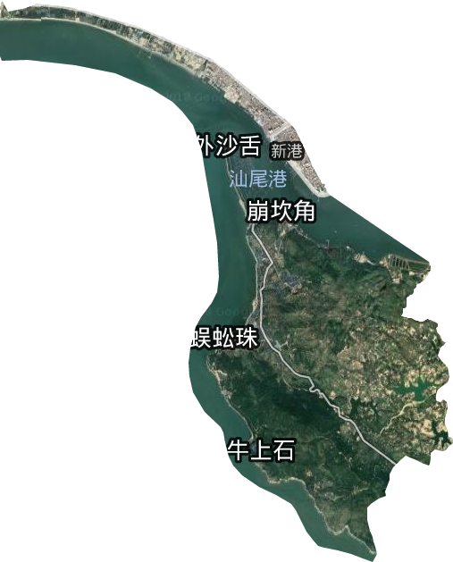 新港街道卫星图