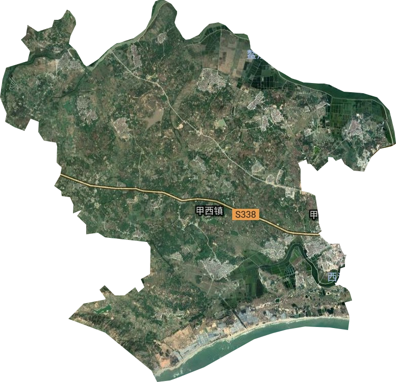 甲西镇卫星图