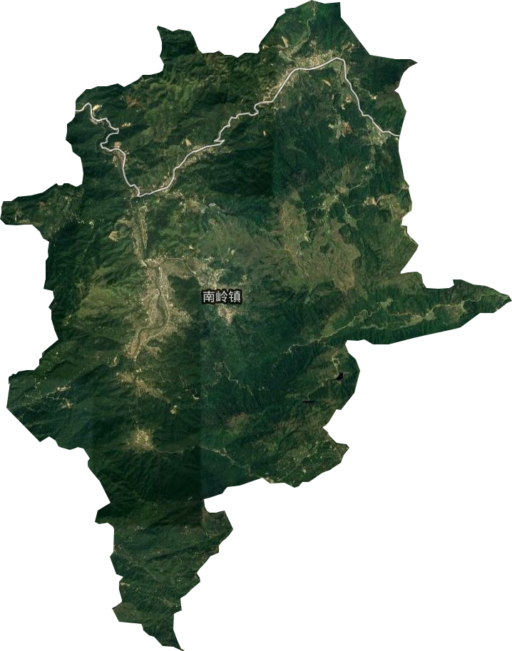 南岭镇卫星图