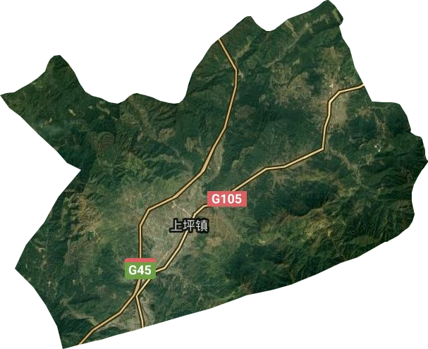 上坪镇卫星图