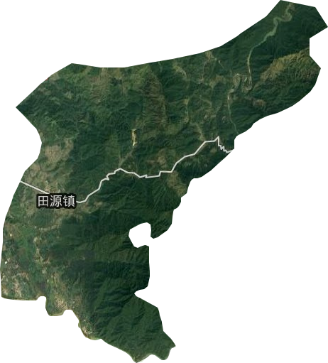 田源镇卫星图