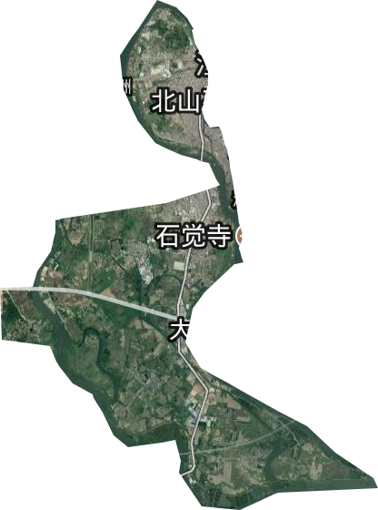 城西街道卫星图