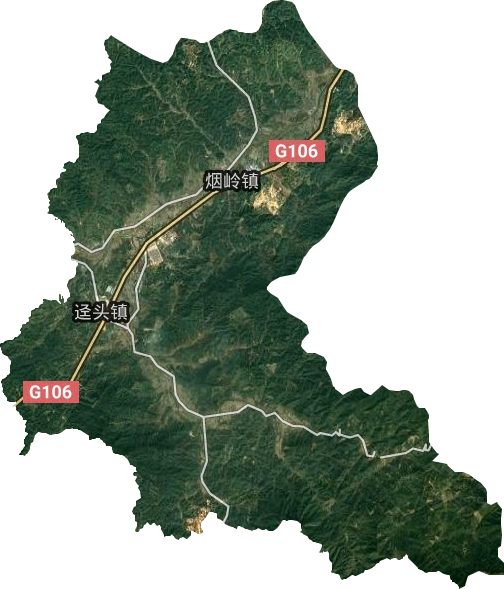 迳头镇卫星图