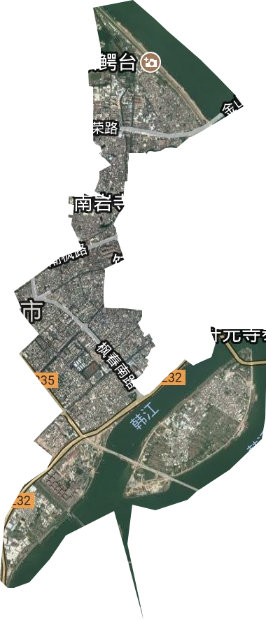 城西街道卫星图
