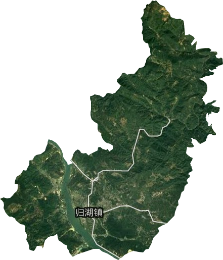 归湖镇卫星图