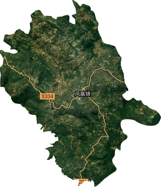 凤凰镇卫星图