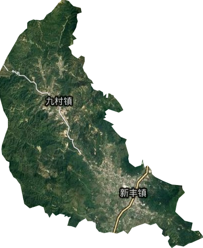 新丰镇卫星图