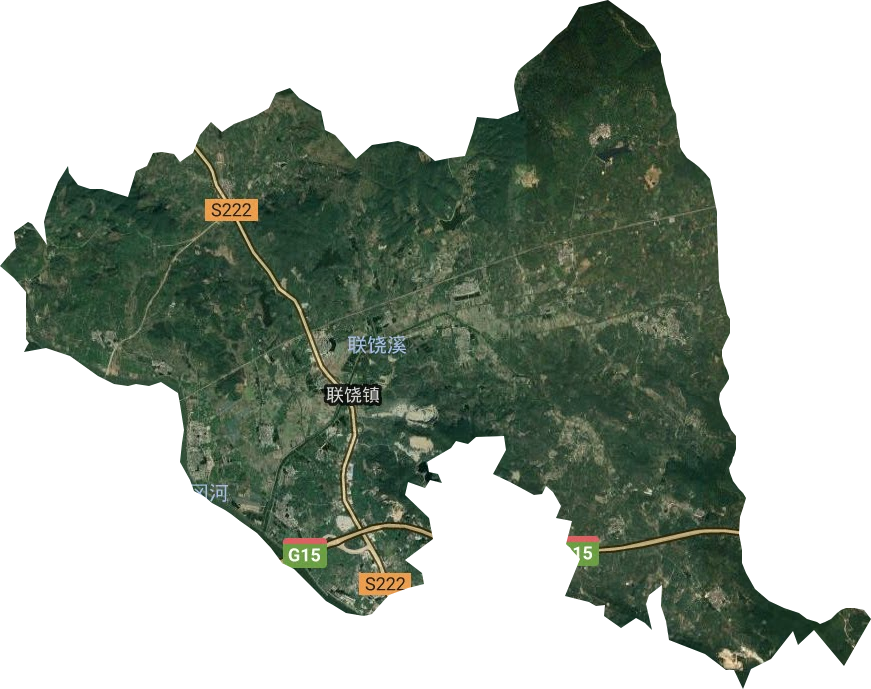 联饶镇卫星图