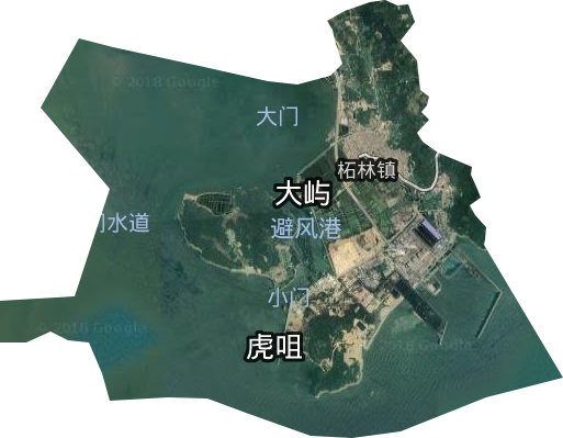 柘林镇卫星图