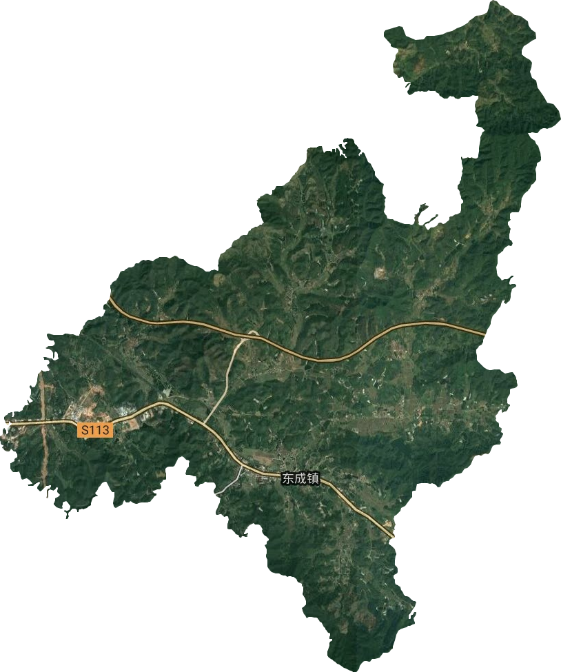 东成镇卫星图
