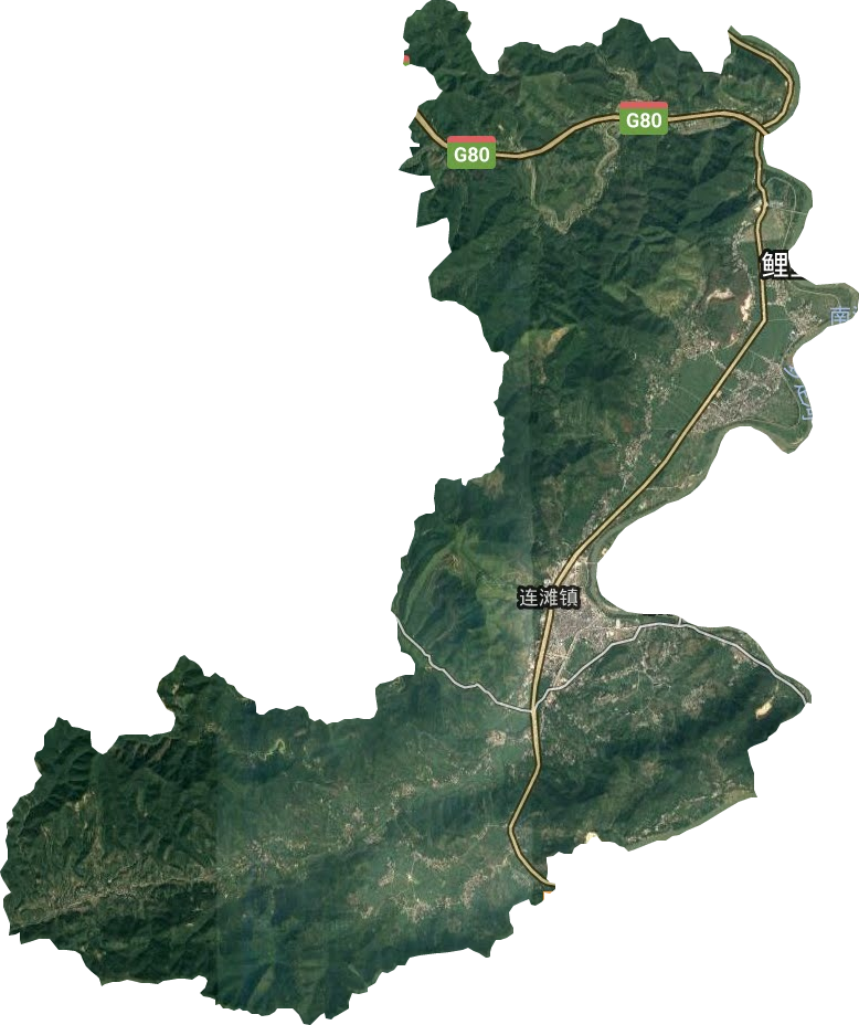 连滩镇卫星图