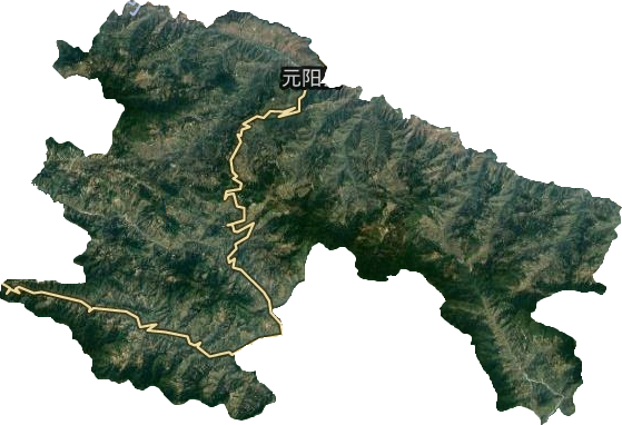 元阳县卫星图