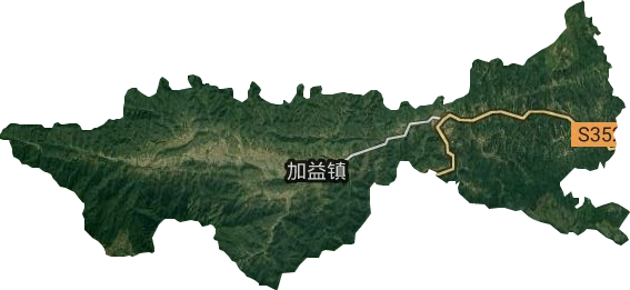 加益镇卫星图