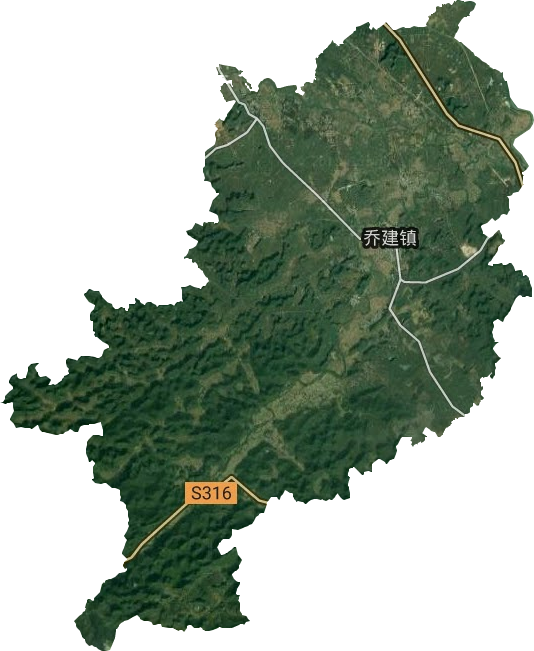 乔建镇卫星图