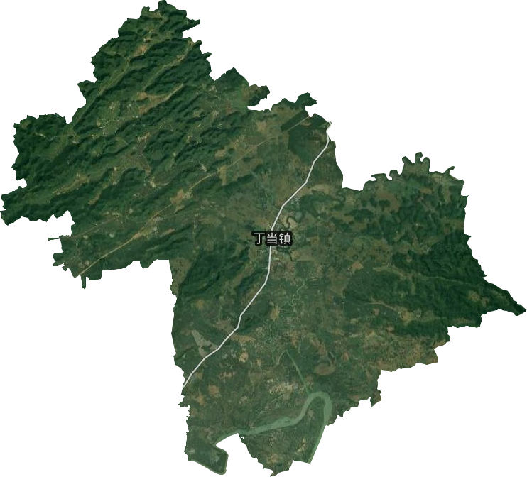 丁当镇卫星图
