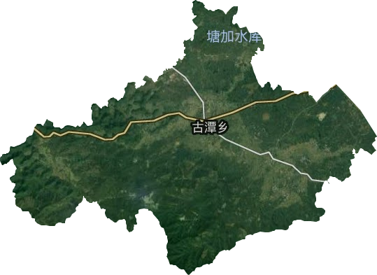 古潭乡卫星图