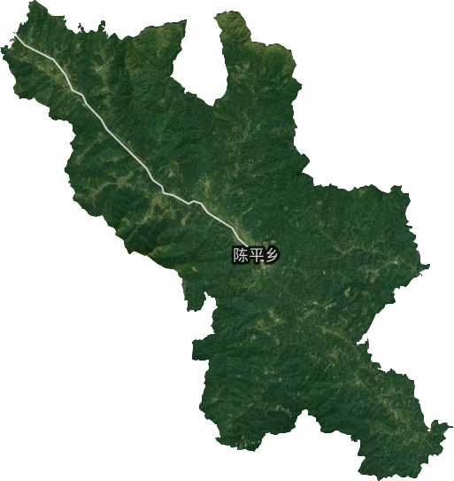 陈平镇卫星图