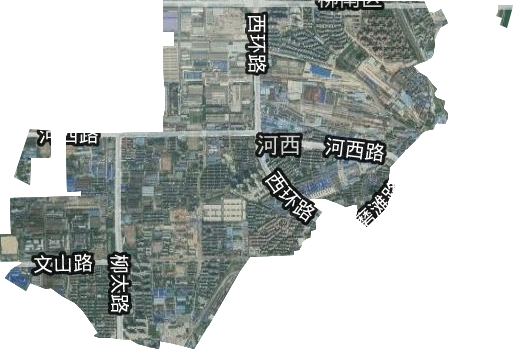 河西街道卫星图