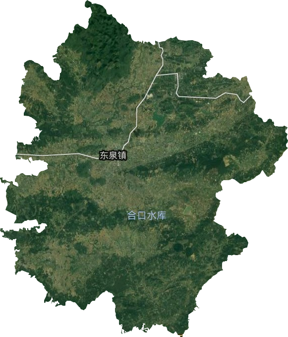 东泉镇卫星图