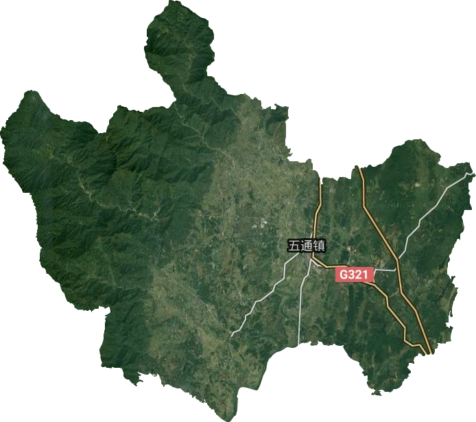 五通镇卫星图