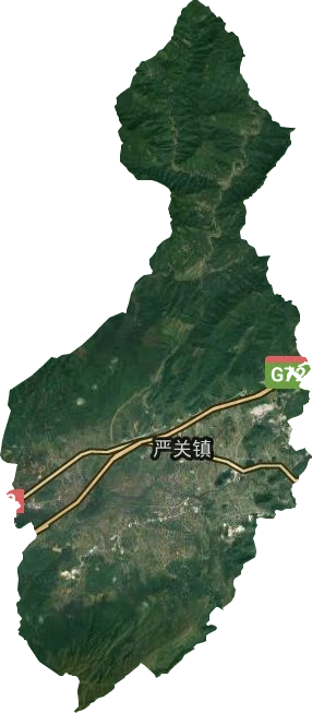 严关镇卫星图