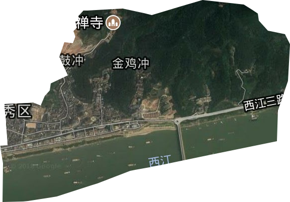 城东街道卫星图