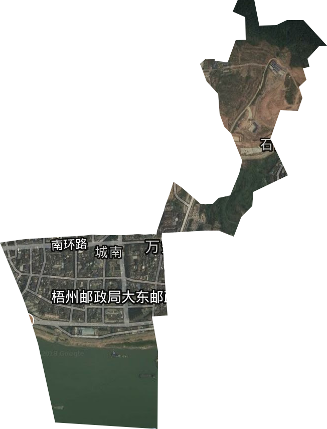 城南街道卫星图