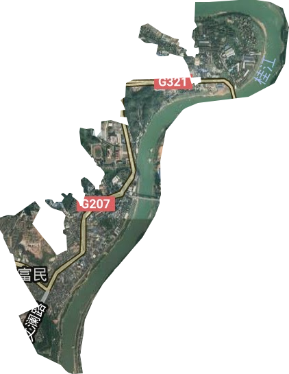 富民街道卫星图