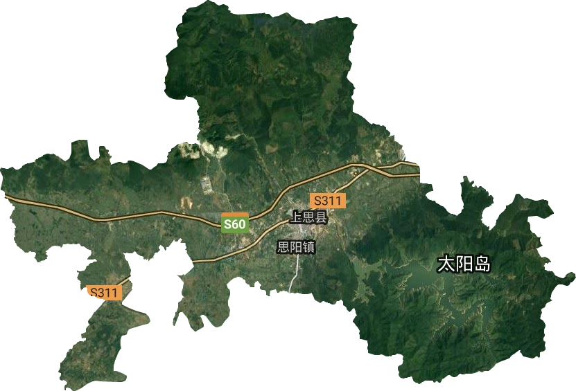 思阳镇卫星图