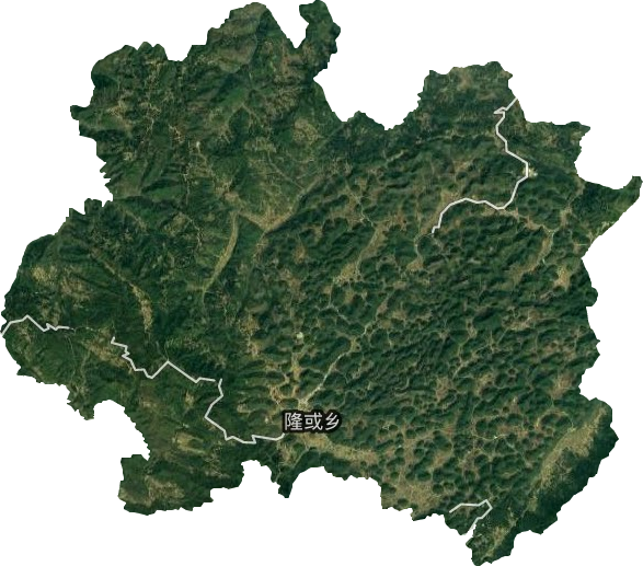 隆或乡卫星图