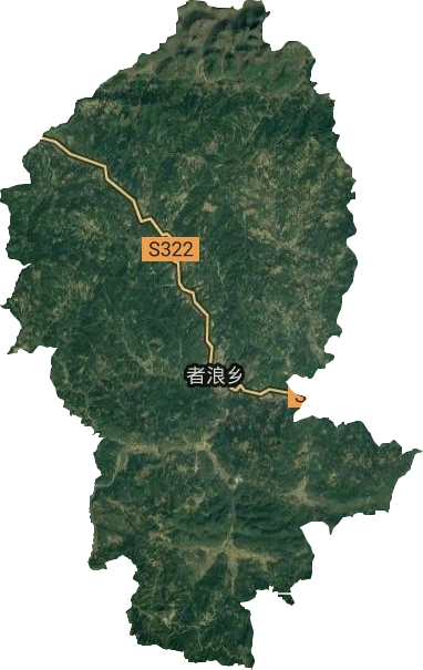 者浪乡卫星图