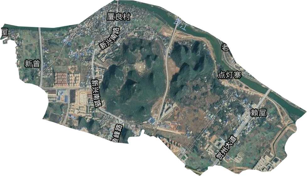 江南街道卫星图