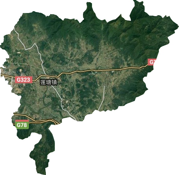 莲塘镇卫星图