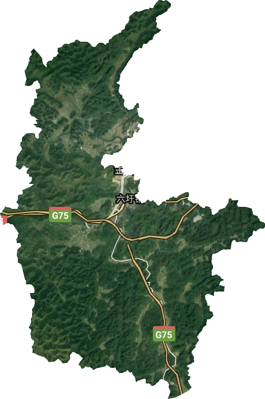 六圩镇卫星图
