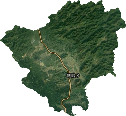 侧岭乡卫星图