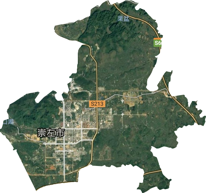 石景林街道卫星图