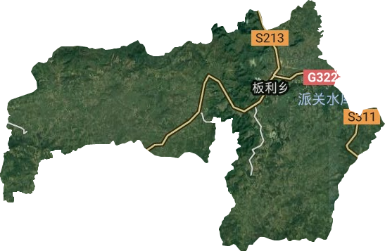 板利乡卫星图