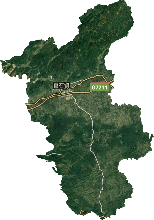 夏石镇卫星图