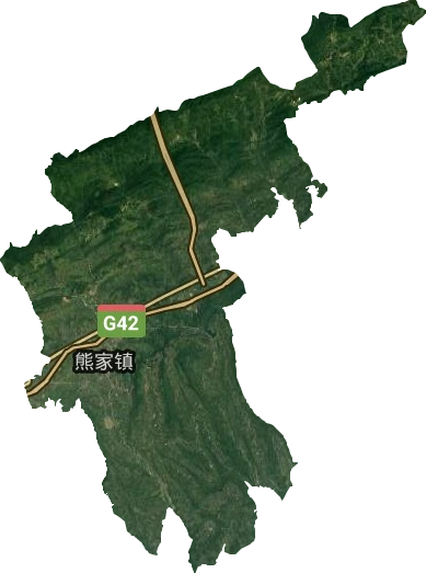 熊家镇卫星图