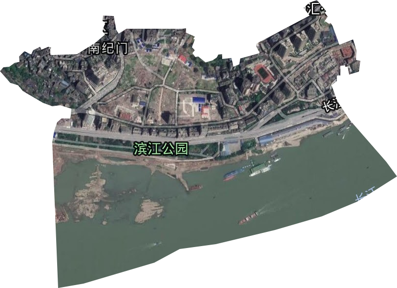 南纪门街道卫星图
