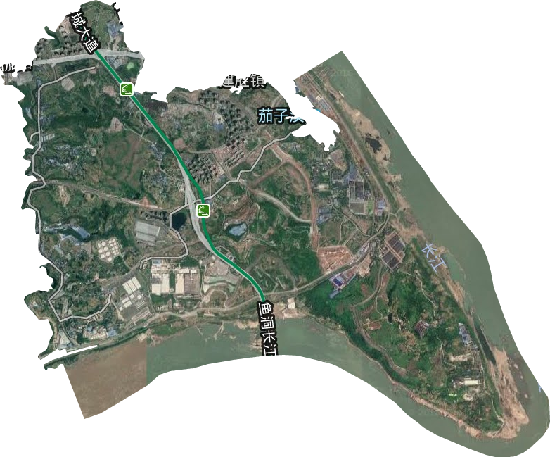 建胜镇卫星图