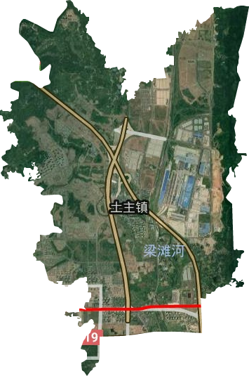 土主镇卫星图