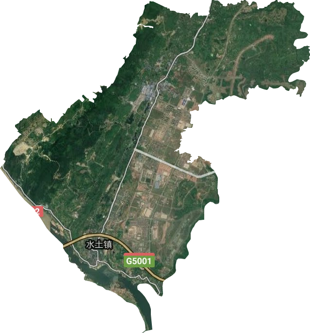 水土镇卫星图