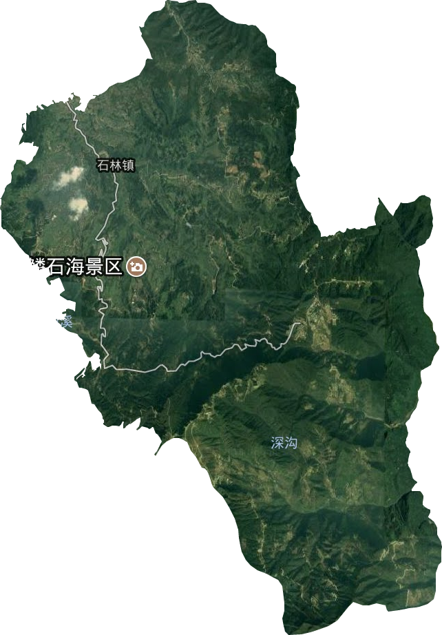 石林镇卫星图